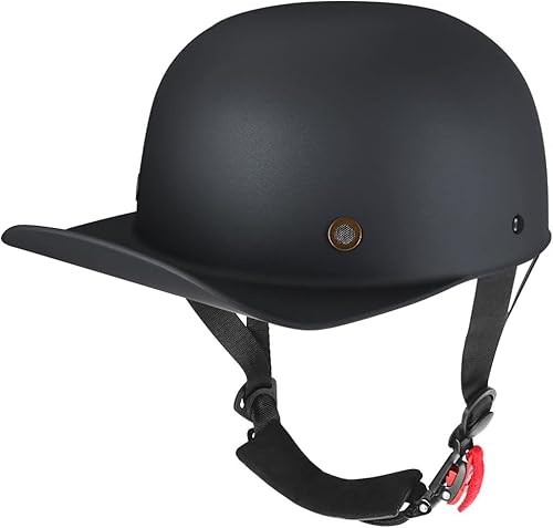 HDSDVNON Retro-Baseballkappen-Motorradhelm - Damen-Halbhelm-Design Mit Eingebauter Sonnenschutzlinse (Radfahren Im Frühling Und Sommer)(4,S) von HDSDVNON