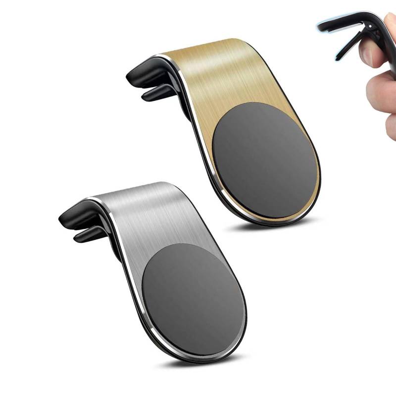 Magnetische Auto-Telefonhalterung – 360°-Drehung & Anti-Shake-Technologie | Fortschrittliches Wärmeableitungsdesign(Gray+Yellow,2PCS) von HDSDVNON