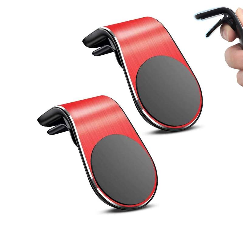 Magnetische Auto-Telefonhalterung – 360°-Drehung & Anti-Shake-Technologie | Fortschrittliches Wärmeableitungsdesign(Red,2PCS) von HDSDVNON