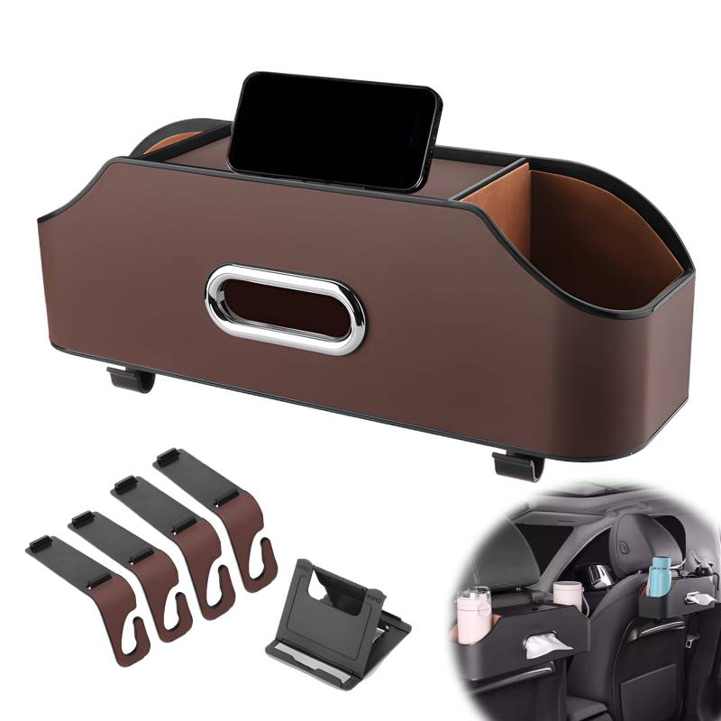 Mehrzweck-Organizer for die Autositzlehne – verstellbare Aufbewahrungsbox mit faltbaren Fächern, universelle Passform for SUVs und Limousinen(#2) von HDSDVNON