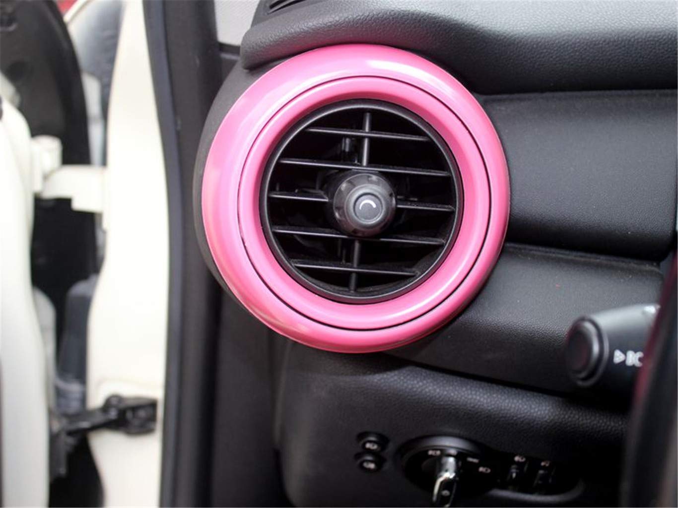 HDX Pink Rose ABS Abdeckung Aufkleber Cover Cap Trim für Mini Cooper One S JCW F Series F60 Countryman 2017 + HDX Pink Rose ABS Abdeckung Aufkleber Cover Cap Trim für Mini Cooper One S JCW F Series F60 Countryman 2017 + von HDX