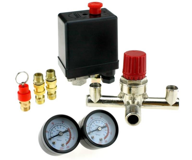 220V 16A Neu Druckregler+ Druckschalter Schalter fuer Luft Kompressor von HDIGIWORLD