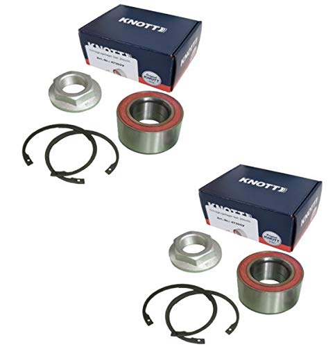 HDmirrorR 2 x Knott - Radlager - Set 47305V - Kugellager Ø64 / Ø34 x 37mm aus Legiertem Stahl von HDmirrorR