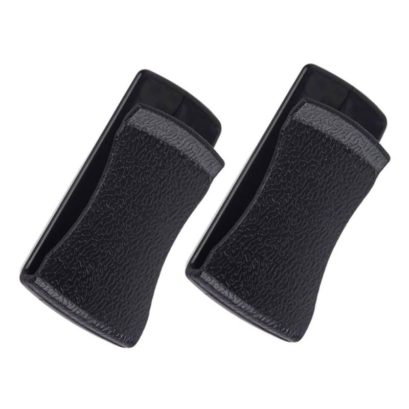 HEALEEP 1 Paar Multifunktionskartenhalter Auto Sonnenbrillen-Organizer Brillenhalter Saugclip Fahrzeugzubehör Cars Card Clip Sonnenbrille Mount CAR -Brille Organisator STK Schwarz von HEALEEP