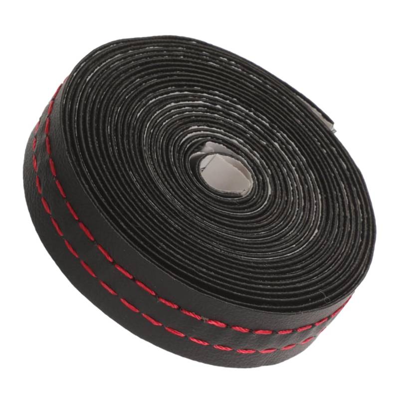 HEALEEP 1 Rolle Türverkleidungsleiste Zubehör Einsätze Nadelstreifenband Automobil Blau Auto Zierleiste Abdeckung Karosserieverkleidung für Auto Autotürverkleidung Pu Black von HEALEEP