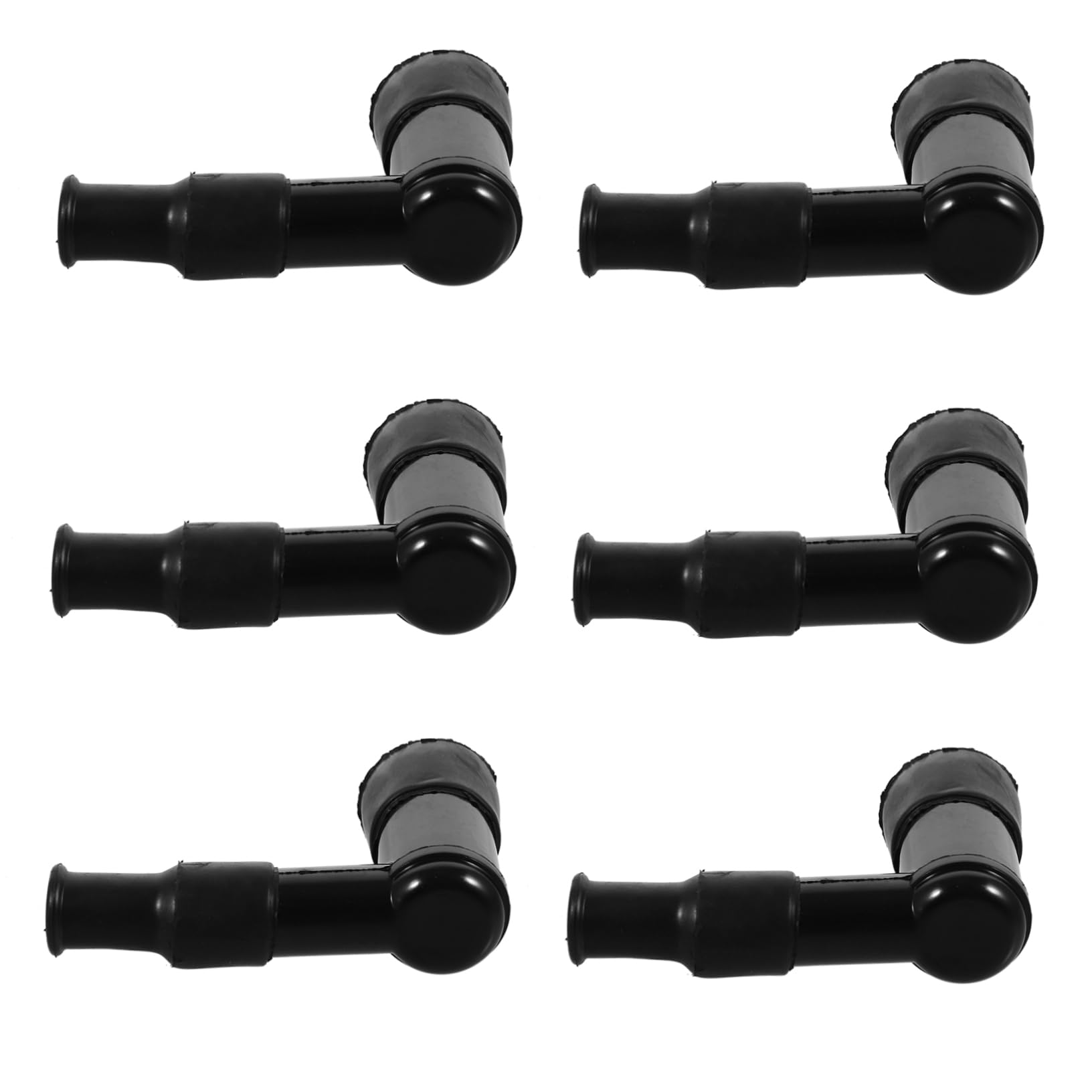 HEALEEP 10 Stück Hochdruckkappe Zündkerzenkappe Motorrad Zündkerzenstecker Teil Zündkerzenabdeckung Stiefel Boot -zubehör Heizgriff Für Motorräder Zündkerzenanschlüsse Gummi Schwarz von HEALEEP