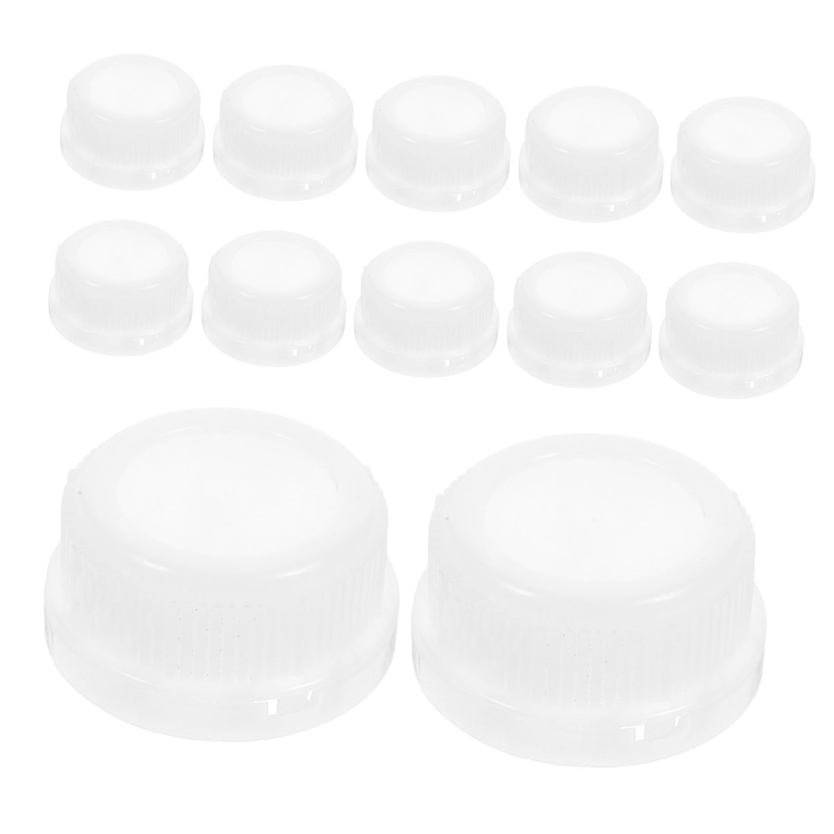 HEALEEP 12 Stück Deckel Kappe Tank Zubehör für Benzinkanister Ersatzteile für Benzinkanister Plastik Weiß von HEALEEP