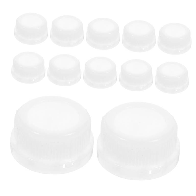 HEALEEP 12 Stück Deckel Kappe Tank Zubehör für Benzinkanister Ersatzteile für Benzinkanister Plastik Weiß von HEALEEP