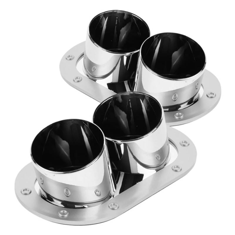 HEALEEP 2 Stück Antikollisions-zierstreifen Aus Gummi Schutz Van -zubehör Beschützer Rückseite Universal- Trimmen Bausatz Stoßstange Auto Teil Abs-Kunststoff Silver von HEALEEP