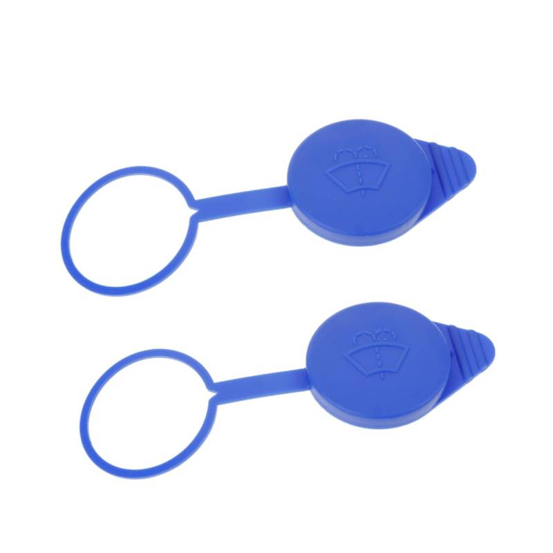 HEALEEP 2pcs Autowischer Flüssigkeitsflasche Abdeckung Kunststoff Waschscheibe Waschmaschine Ersatzauto Windschutzscheibe Waschmaschinenflüssigkeitsreservoir Tankflasche Abdeckung von HEALEEP