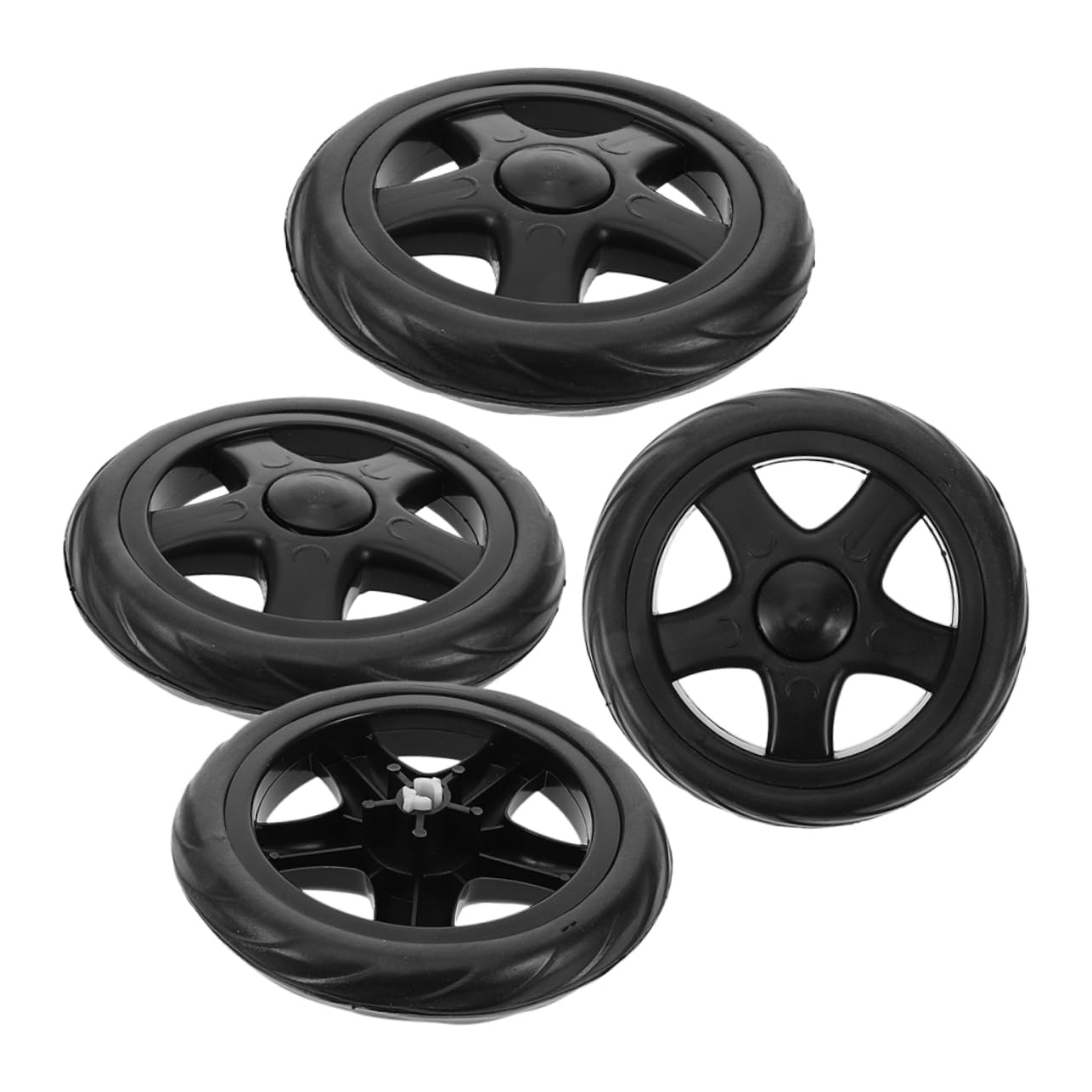 HEALEEP 4 Stück Einkaufswagenräder Ersatzlenkrollen Räder für Wagen Einkaufswagenteile Lenkrad Ersatzwagenräder Ersatzräder für Rollwagen Gepäckrad Plastik Black HEALEEP 4 Stück Einkaufswagenräder Ersatzlenkrollen Räder für Wagen Einkaufswagenteile Lenkrad Ersatzwagenräder Ersatzräder für Rollwagen Gepäckrad Plastik Black von HEALEEP