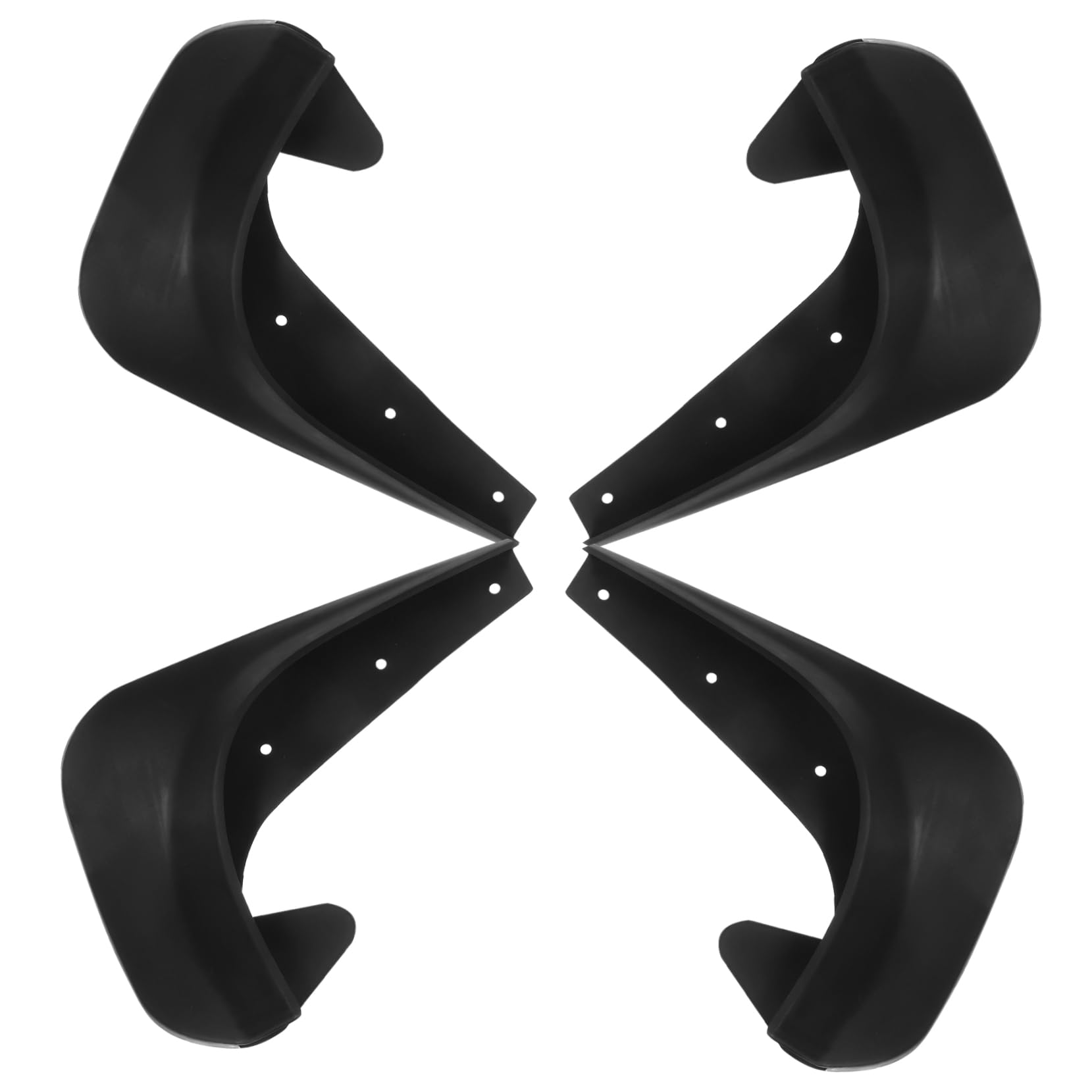 HEALEEP 4 Stück Stoßstange Auto Stoßfängerschutz Splash Guards Radspritzschutz Reifenspritzschutz Schmutzfänger Plastik Schwarz HEALEEP 4 Stück Stoßstange Auto Stoßfängerschutz Splash Guards Radspritzschutz Reifenspritzschutz Schmutzfänger Plastik Schwarz von HEALEEP