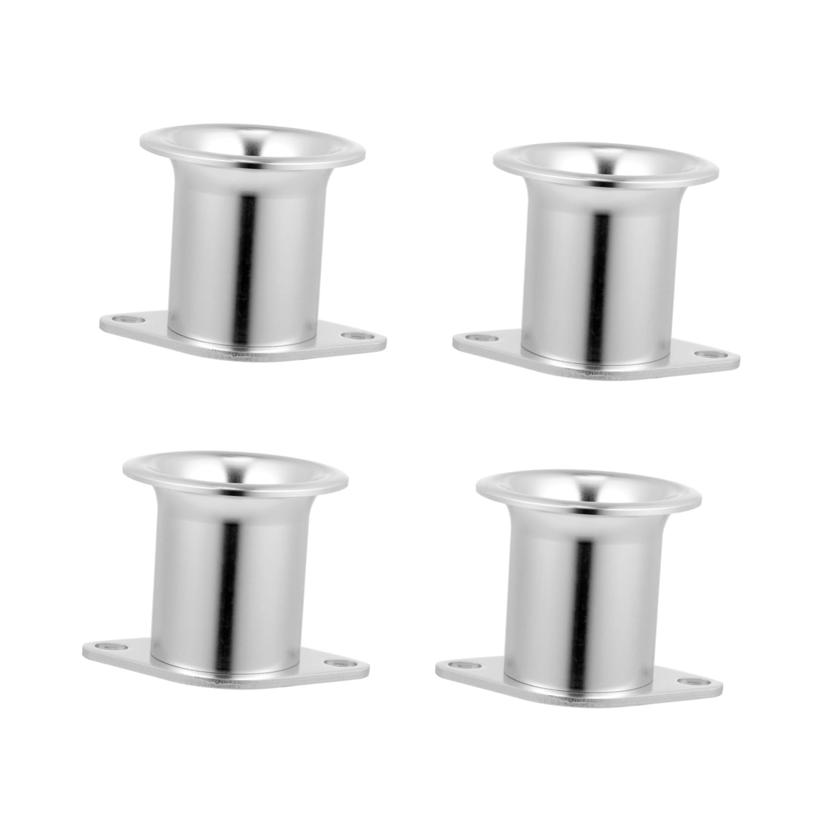 HEALEEP 4 Stücke Auto Teil Aufnahme Lufthorntrichter Aluminium Silber HEALEEP 4 Stücke Auto Teil Aufnahme Lufthorntrichter Aluminium Silber von HEALEEP