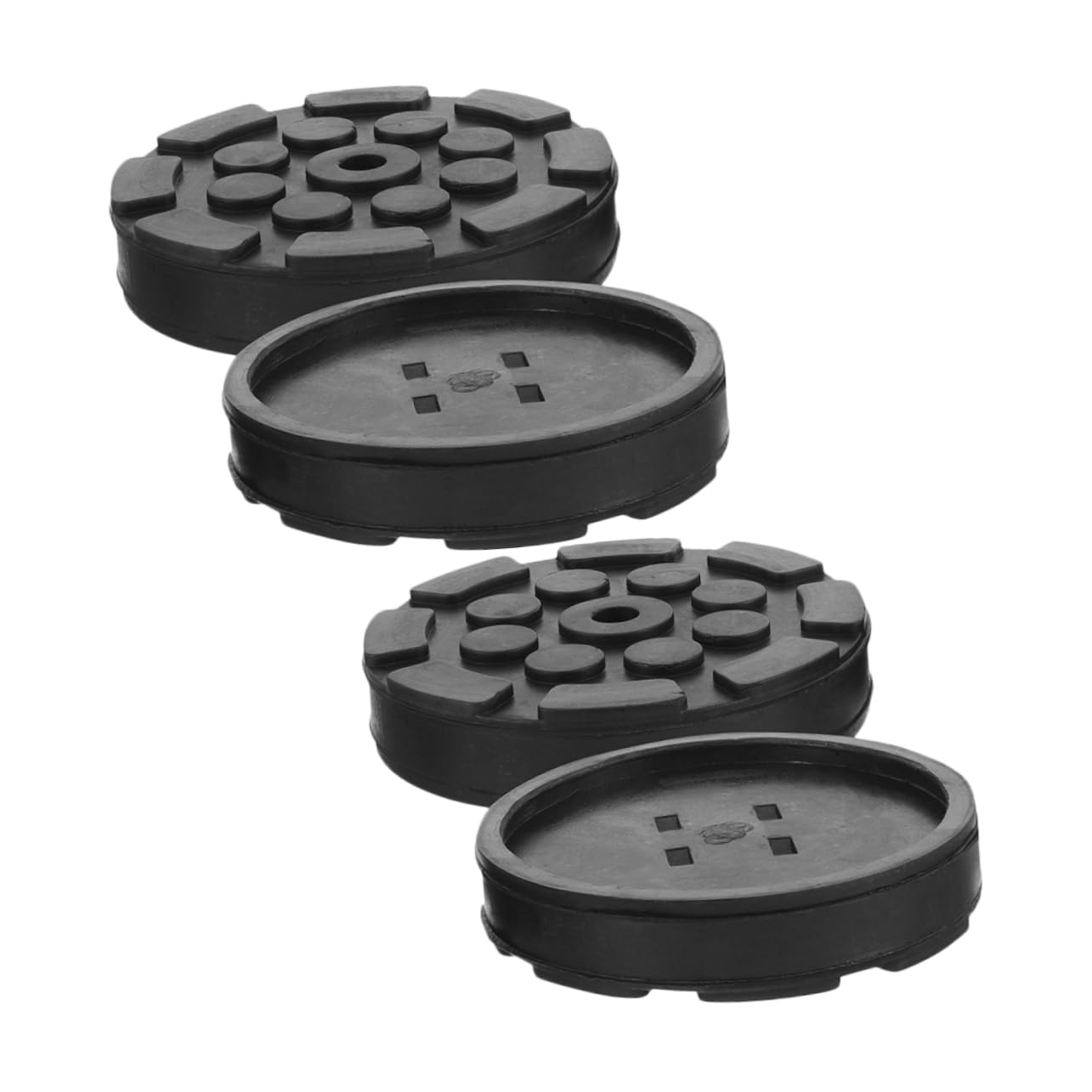 HEALEEP 4 Teiliges Gummimatten Pad Mit Schlitzen Für Quetschrillen Wagenheberständer Wagenhebergummis Wagenheberadapter Wagenheberblock Wagenheberständer Schwarz HEALEEP 4 Teiliges Gummimatten Pad Mit Schlitzen Für Quetschrillen Wagenheberständer Wagenhebergummis Wagenheberadapter Wagenheberblock Wagenheberständer Schwarz von HEALEEP