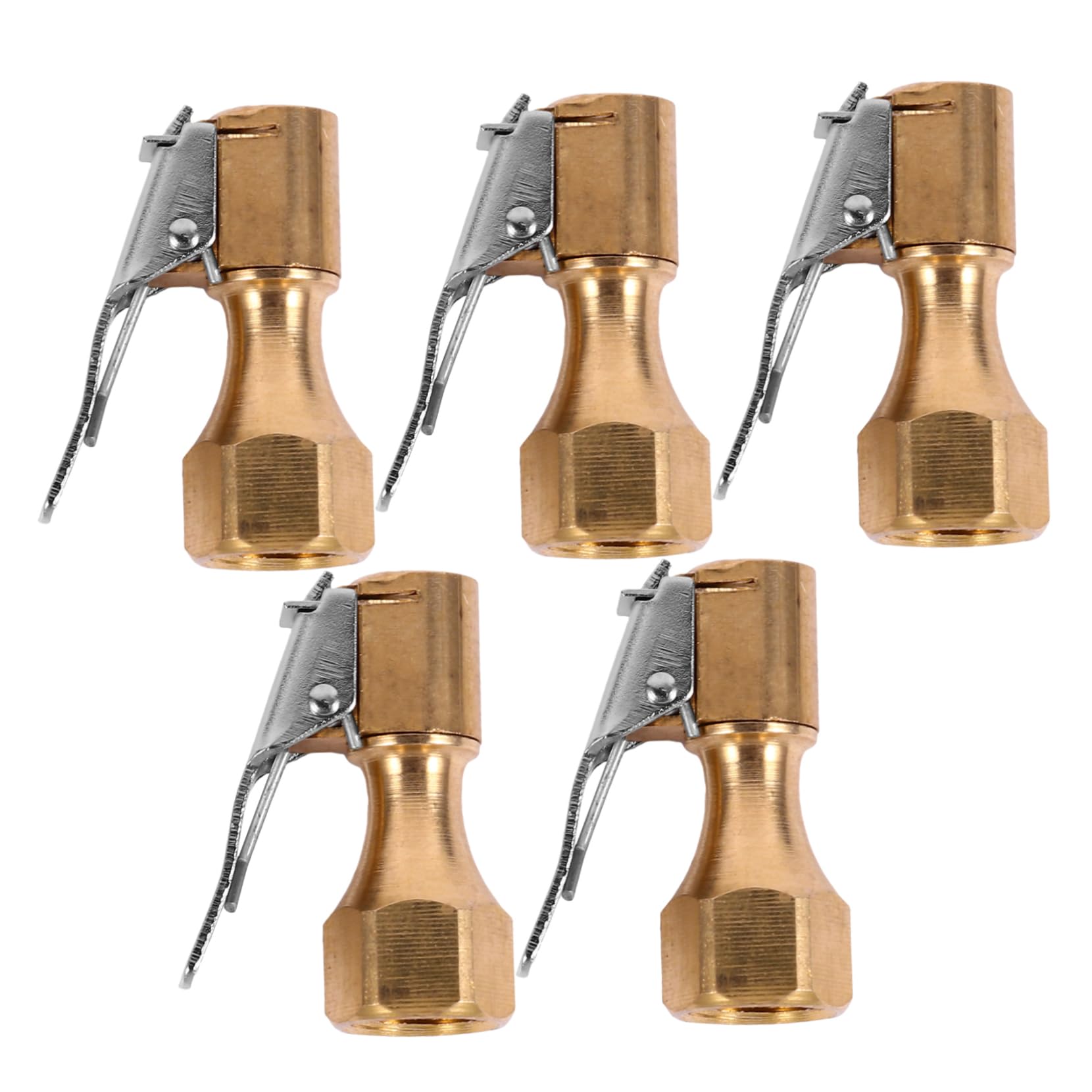 HEALEEP 5 Pcs Aufblasbare Chuck Kompressor Lock Air Chuck Reifen Air Chuck Mit Clip Pneumatische Chuck Air Chuck Goldene Kupfer HEALEEP 5 Pcs Aufblasbare Chuck Kompressor Lock Air Chuck Reifen Air Chuck Mit Clip Pneumatische Chuck Air Chuck Goldene Kupfer von HEALEEP