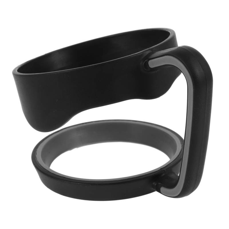 HEALEEP Griff für Reisebecher Getränkehalter Kaffeetassenhalter Reisebechergriff Auto-Becherhalter Kaffeebechergriff Bier Reisekaffeetasse Griff für Becher Tassengriffe Plastik Black von HEALEEP
