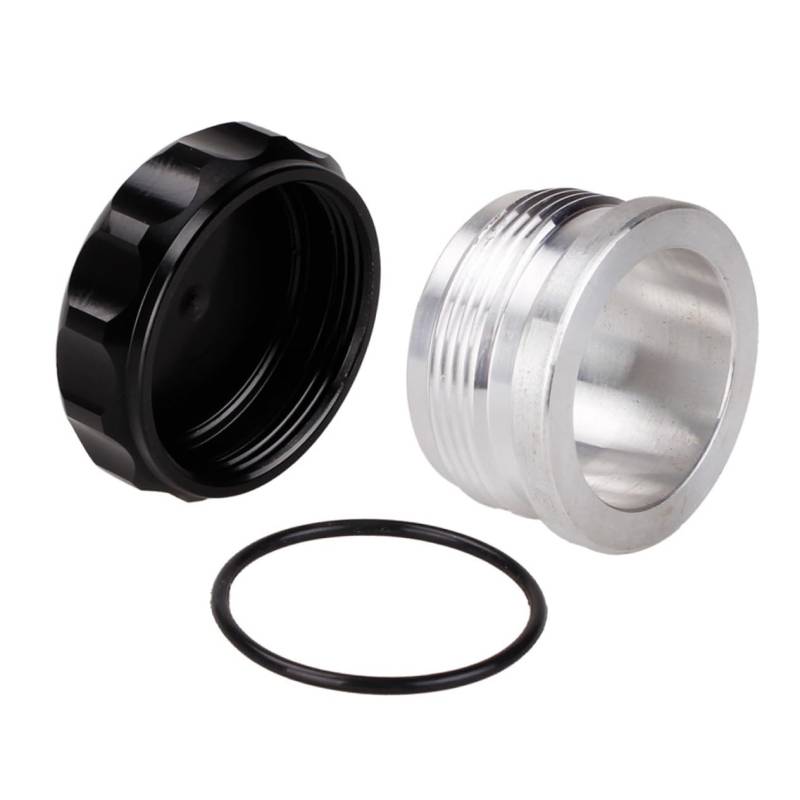 HEALEEP Kühlerdeckel Tank Wasser aufgewertet fit Abdeckung Schlüssel Benzin groß Panzer Änderung Automobil Reservoir Kappe Auto modifiziertes Teil Aluminiumlegierung Silver von HEALEEP
