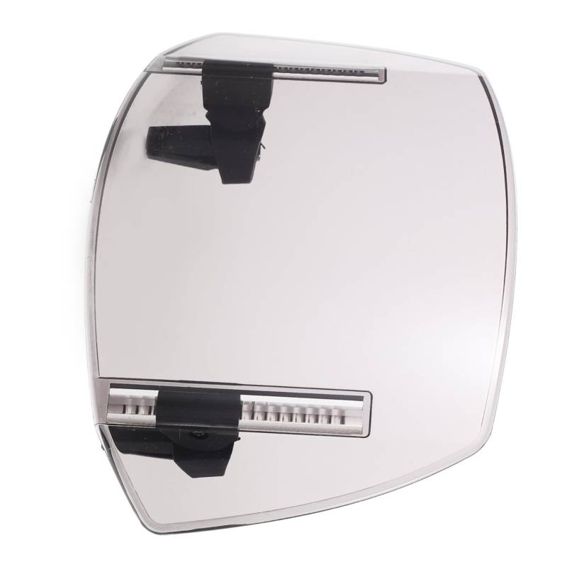 HEALEEP Motorrad-Windschutzscheibe Dreirad-Windschutzscheibe Windschutzscheibe für Motorräder Motorrad windabweiser Windschott für Motorrad STK Light Grey von HEALEEP