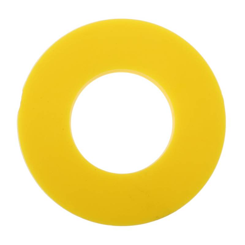 HEALEEP Stoßdämpfer-Gummibuchse automatische Stoßdämpfungsringe Ersatz Absorption Schutz Stoßdämpferbuchse Puffer Automatischer Stoßdämpfungsring Auto-Dichtungsring Yellow von HEALEEP