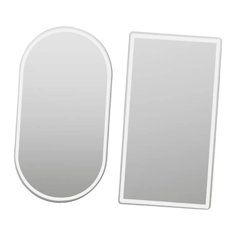 HEALLILY 2Stücke Auto Sonnenvisier Hochauflösender Make Up Kompakt Leicht Autozubehör Für Frauen Einfach Zu Installieren Nötig von HEALLILY