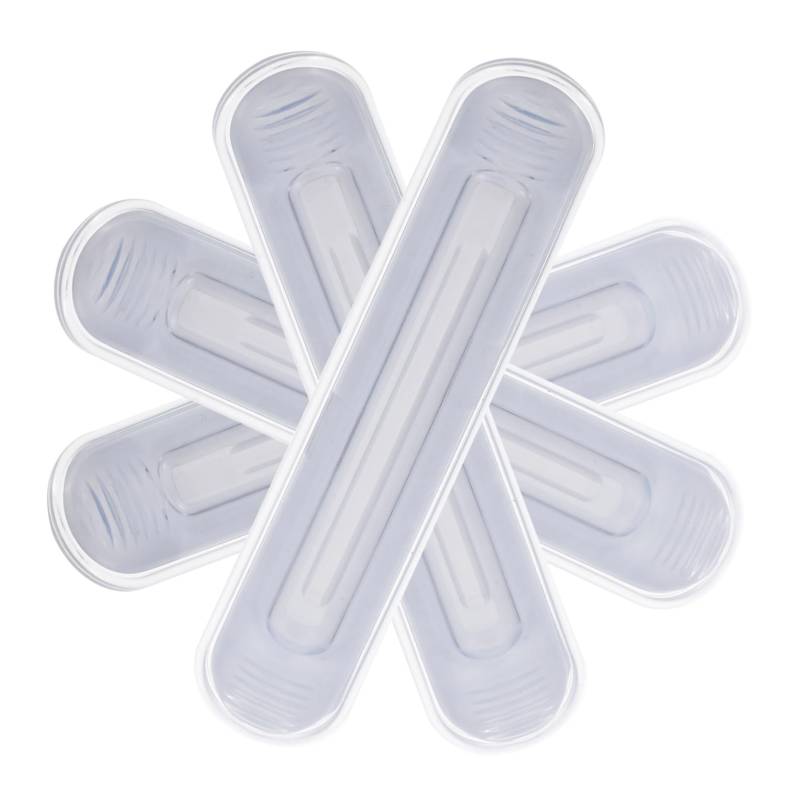 HEALLILY 4 Stück Anti-kollisions-aufkleber Stoßstange Streifen Kratzen Türstopper Wand Schutz Kabinettstür Stoßfänger Klare Stoßfänger Für Schränke Transparent Kieselgel von HEALLILY