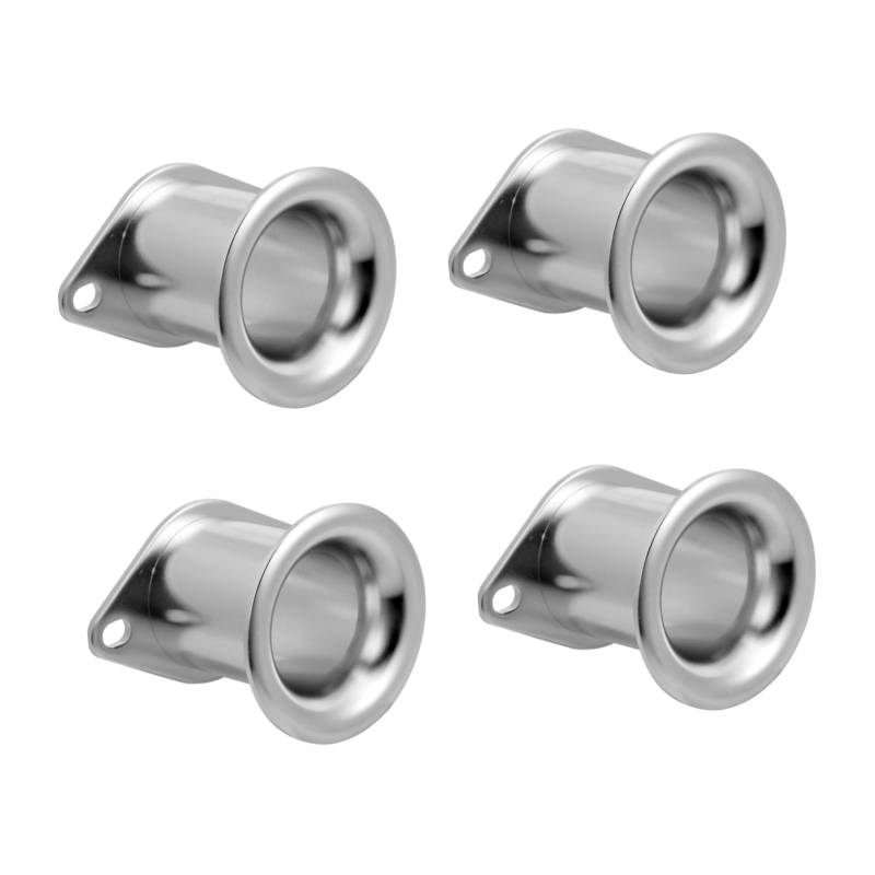 HEALLILY 4 Stücke Auto Teil Luftaufnahme Lufthorntrichter Silver Aluminium von HEALLILY