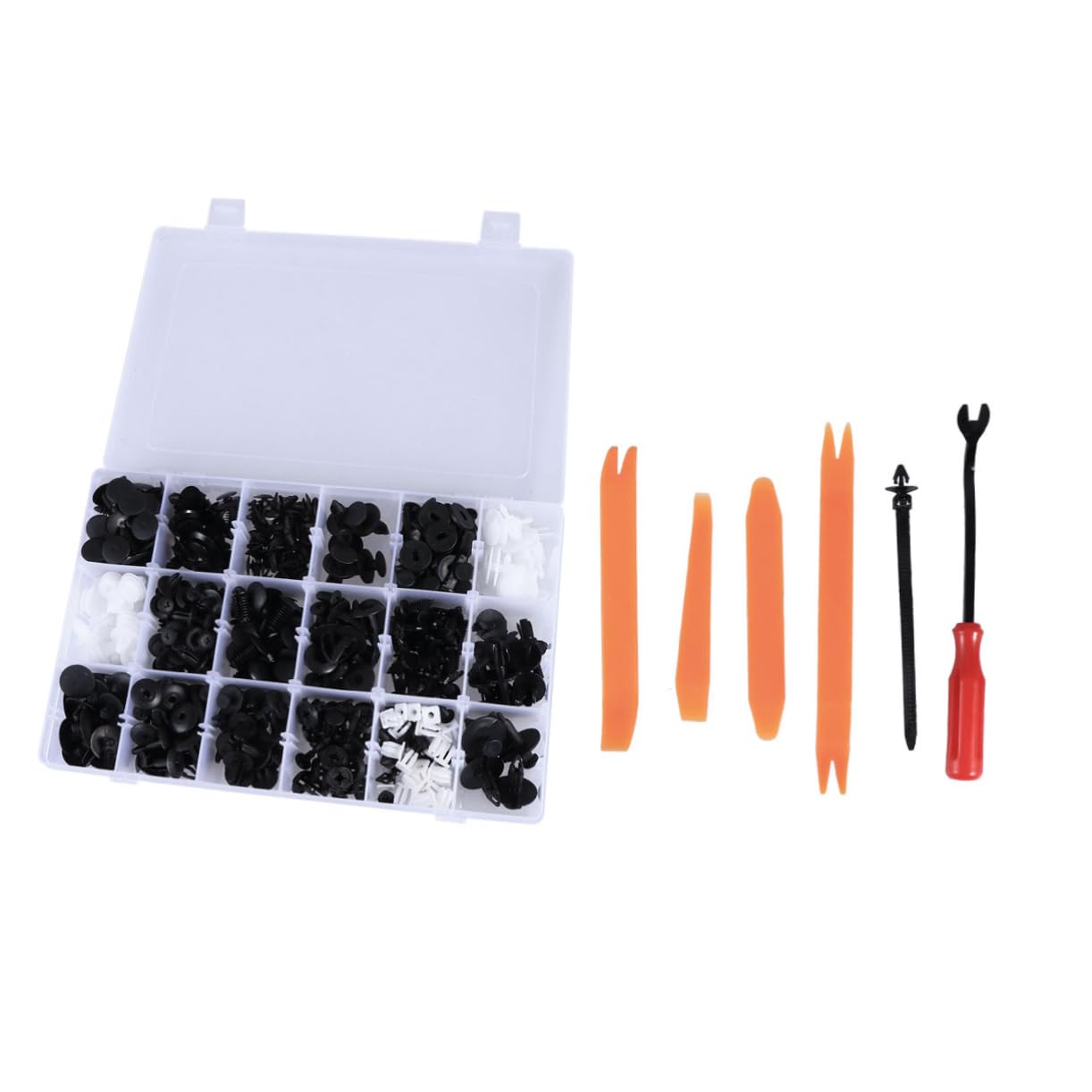 HEALLILY 435Stücke Push Verschlüsse für Schwarz Türverkleidung Clips für Einfache Montage und Demontage von Stoßstangen und Innenverkleidungen HEALLILY 435Stücke Push Verschlüsse für Schwarz Türverkleidung Clips für Einfache Montage und Demontage von Stoßstangen und Innenverkleidungen von HEALLILY