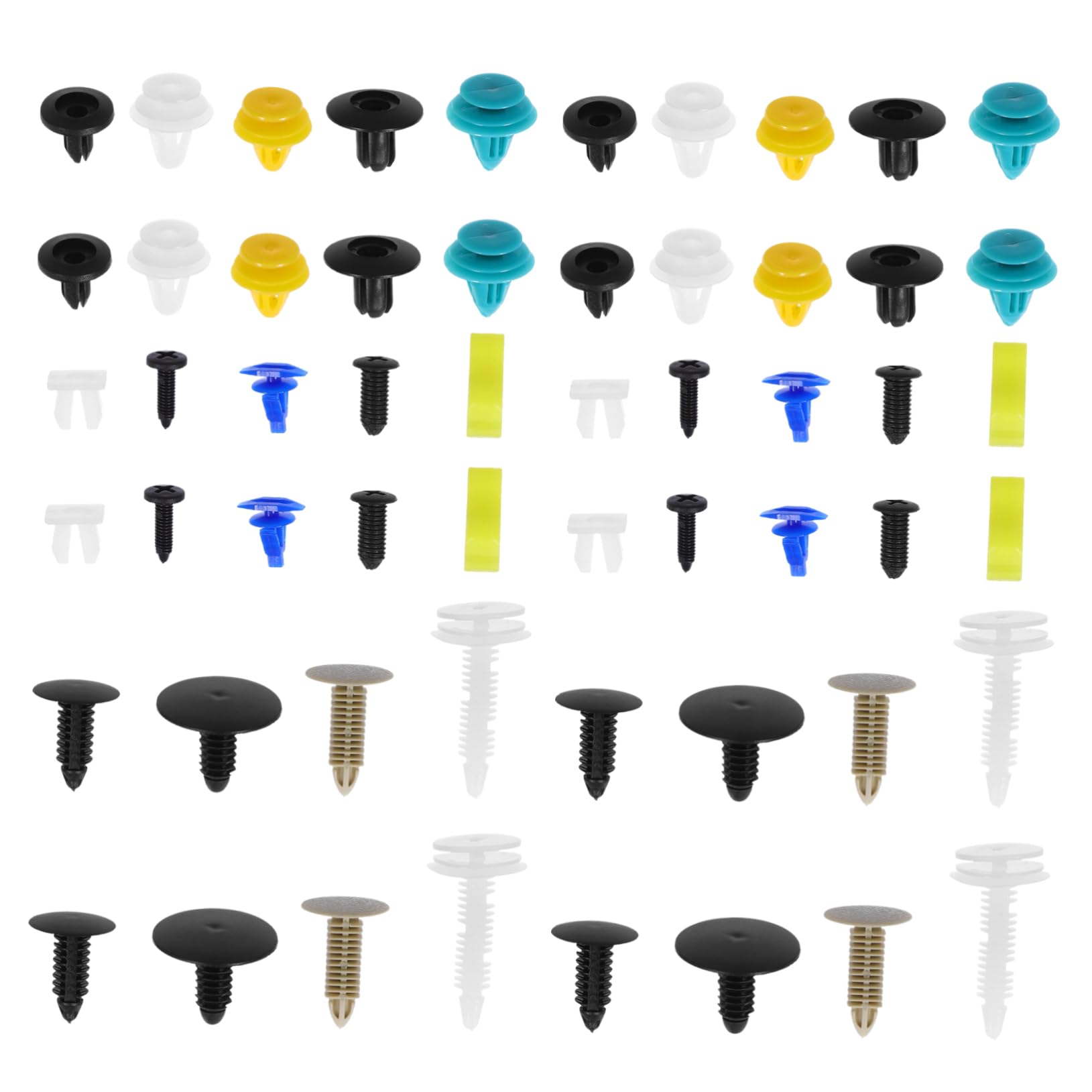 HEALLILY 500 Stück Auto Push Retainer Clips Halteklammern Auto-befestigungsclip Türverkleidungs-stoßstangenclip Automobil Schieben Auto-stecknadel Befestigungselemente Abs HEALLILY 500 Stück Auto Push Retainer Clips Halteklammern Auto-befestigungsclip Türverkleidungs-stoßstangenclip Automobil Schieben Auto-stecknadel Befestigungselemente Abs von HEALLILY