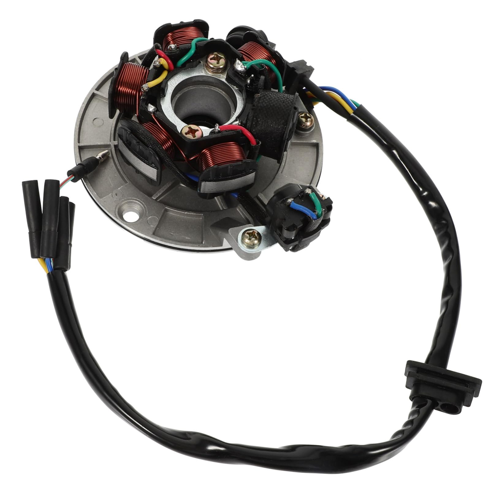 HEALLILY Magnetische Statorspule Spulenzündung Und Anlasser Motorstarter Zündspulenstarter Zündstarter Austauschbare Auto-zündspule Anlasser Mit Spulenzündung Metall Silber von HEALLILY