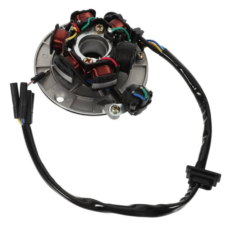 HEALLILY Magnetische Statorspule Spulenzündung Und Anlasser Motorstarter Zündspulenstarter Zündstarter Austauschbare Auto-zündspule Anlasser Mit Spulenzündung Metall Silber von HEALLILY