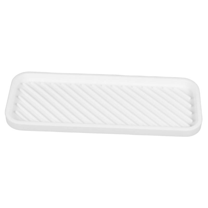 HEALLILY Silikon Küchenspüle Organizer Tablett Halterhalter Arbeitsplatte Protektor Bad Küchenseifenschale Spender Tablett von HEALLILY