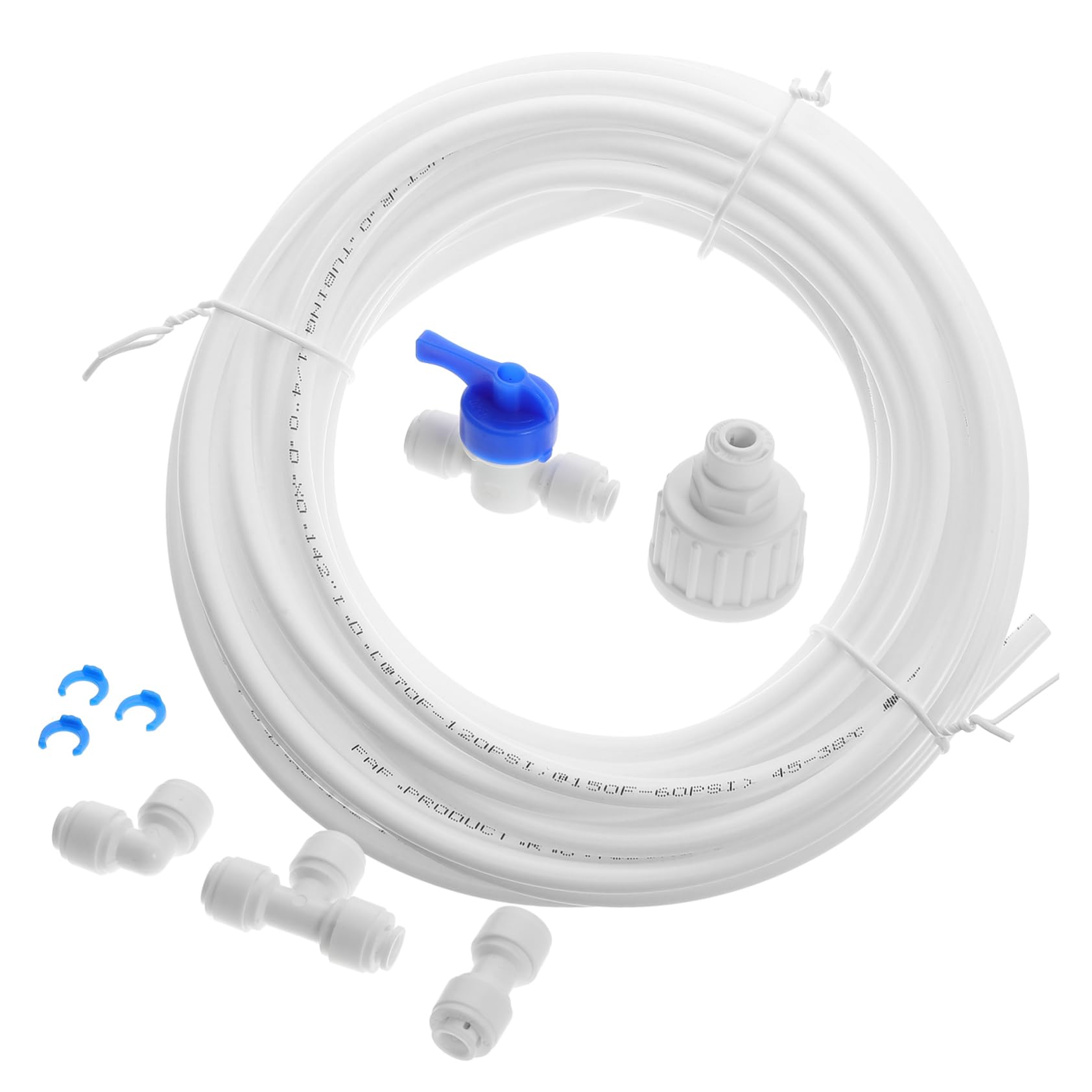 HEALLILY Wasserversorgungsrohr Set für Kühlschrank Wasserleitung mit Druckregler Langlebiger Trinkwasserschlauch für Wohnmobile Einfach zu Installieren HEALLILY Wasserversorgungsrohr Set für Kühlschrank Wasserleitung mit Druckregler Langlebiger Trinkwasserschlauch für Wohnmobile Einfach zu Installieren von HEALLILY