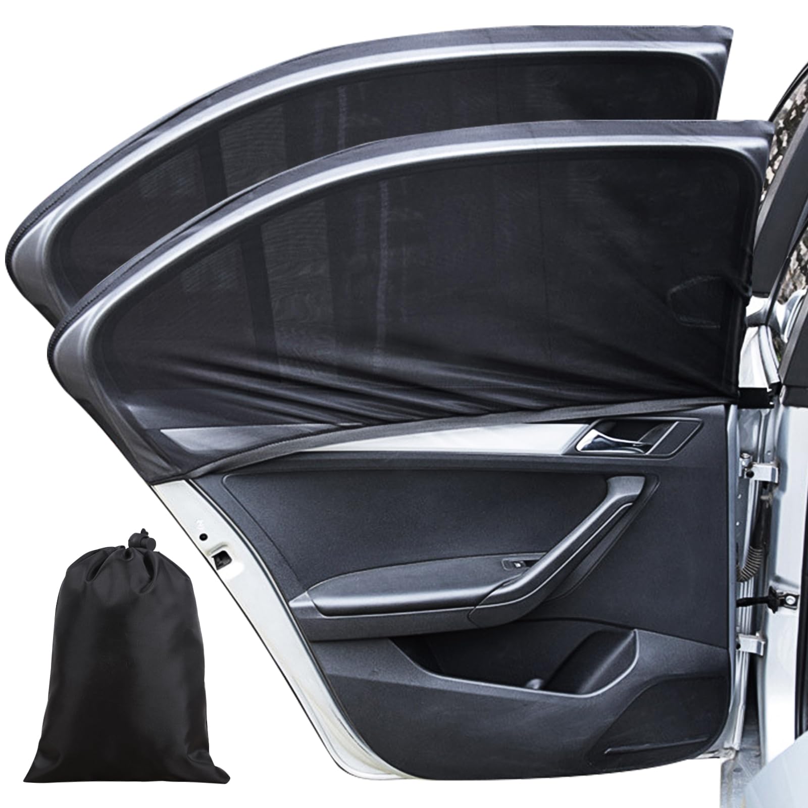 4 Stück Elastizitä Sonnenschutz Auto, Sonnenblende Auto Netz Kinder mit UV Schutz Baby Universal Sonnenschutz Auto Seitenscheibe für SUV Van meisten Autos 4 Stück Elastizitä Sonnenschutz Auto, Sonnenblende Auto Netz Kinder mit UV Schutz Baby Universal Sonnenschutz Auto Seitenscheibe für SUV Van meisten Autos von HEAWAA