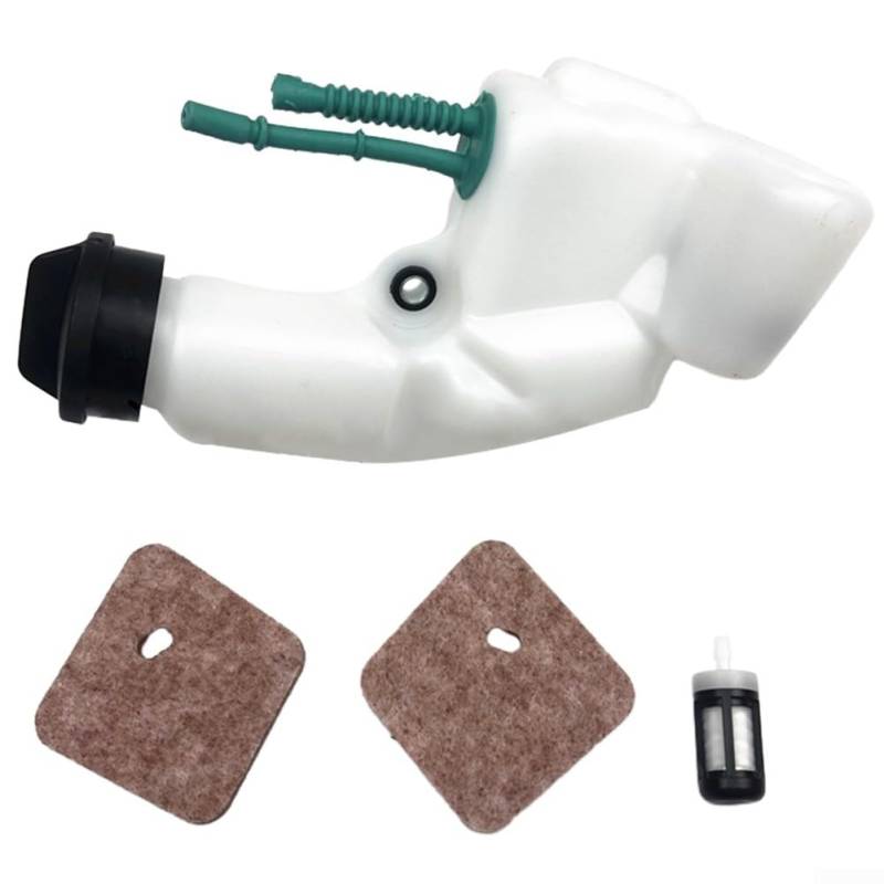 HEBEOT Ersatz-Kraftstofftank, Trimmer-Kraftstofftank und Filter-Set für FS38 FS45 FS46 FS55 KM55 Trimmer 4232 350 0411 mit Luftfilter von HEBEOT