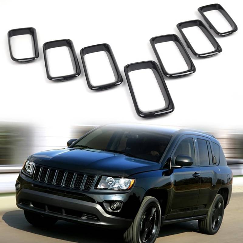 HEBEOT Frontstoßstangengitter 68109865AA CH1210111 für Jeep Compass 2011-2016 von HEBEOT
