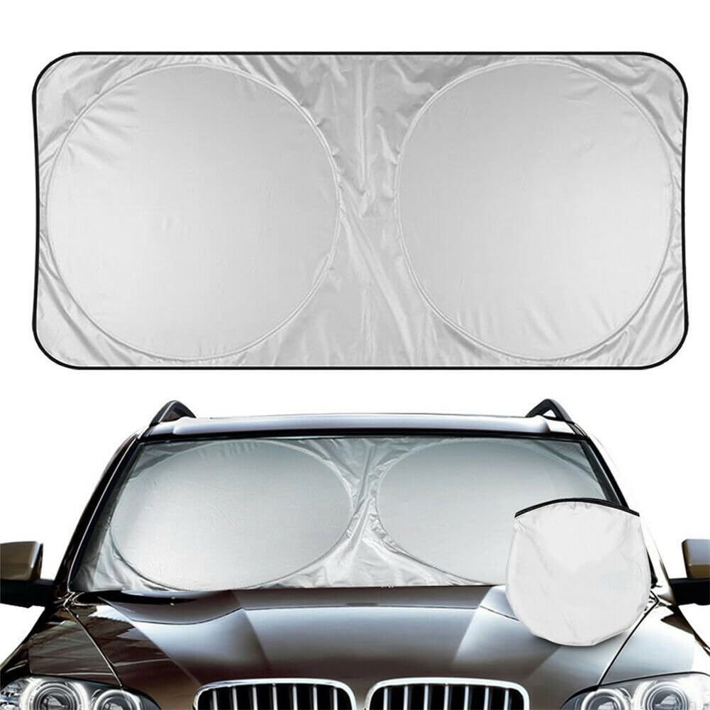 UV-blockierender Sonnenschutz für LKW und Lieferwagen, faltbares Design für einfache Lagerung UV-blockierender Sonnenschutz für LKW und Lieferwagen, faltbares Design für einfache Lagerung von HEBEOT