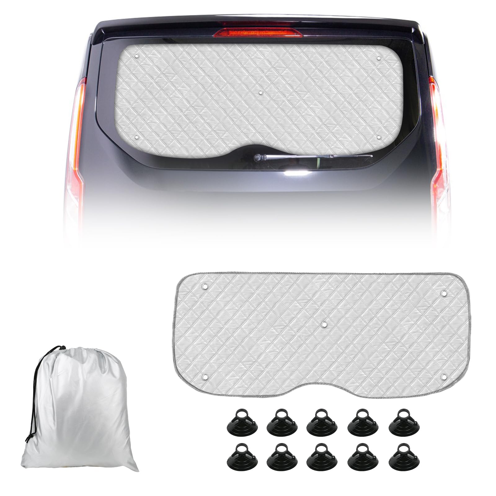 Thermomatte Passend für Ford Transit Custom 2012-2025 Eintürige Heckklappe, Sonnenschutz Auto Frontscheibe Innen Passend, Auto Sonnenblende Frontscheibenabdeckung Thermomatte Passend für Ford Transit Custom 2012-2025 Eintürige Heckklappe, Sonnenschutz Auto Frontscheibe Innen Passend, Auto Sonnenblende Frontscheibenabdeckung von HEBERUCK