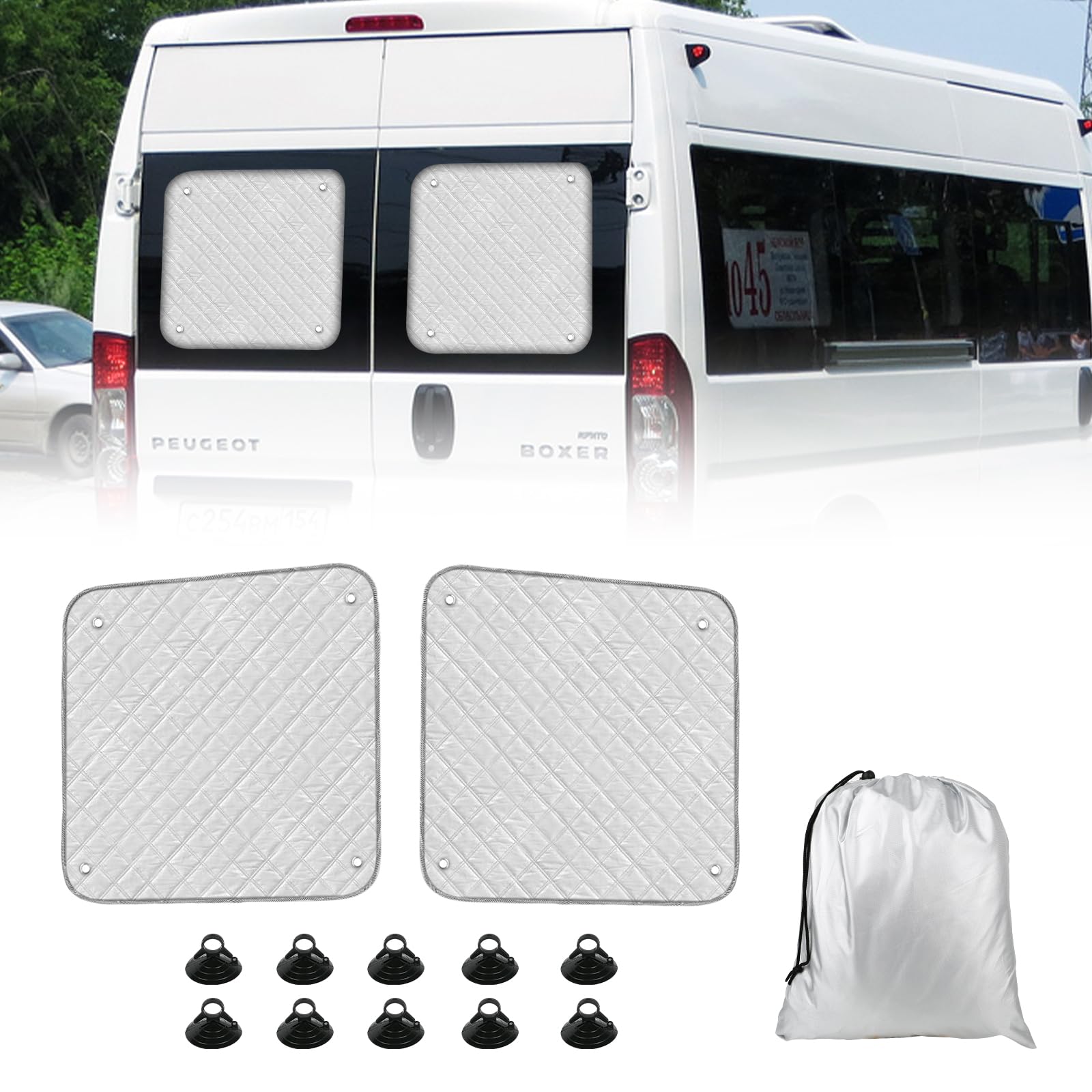 Thermomatte Passend für Peugeot Boxer Citroën Jumper Relay FIAT ducato Zweitürige Heckklappe, Sonnenschutz Auto Frontscheibe Innen Passend, Auto Sonnenblende Frontscheibenabdeckung Thermomatte Passend für Peugeot Boxer Citroën Jumper Relay FIAT ducato Zweitürige Heckklappe, Sonnenschutz Auto Frontscheibe Innen Passend, Auto Sonnenblende Frontscheibenabdeckung von HEBERUCK