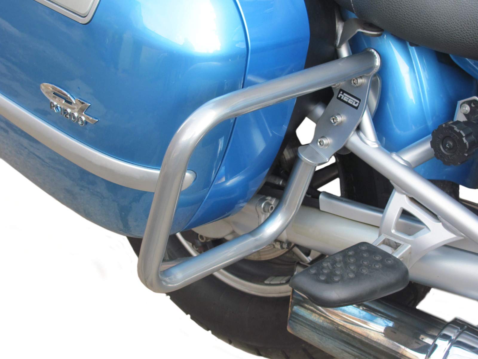 Rückseite Sturzbügel/Schutzbügel HEED für Motorrad R 1200 CL (02-06) - Silber von HEED