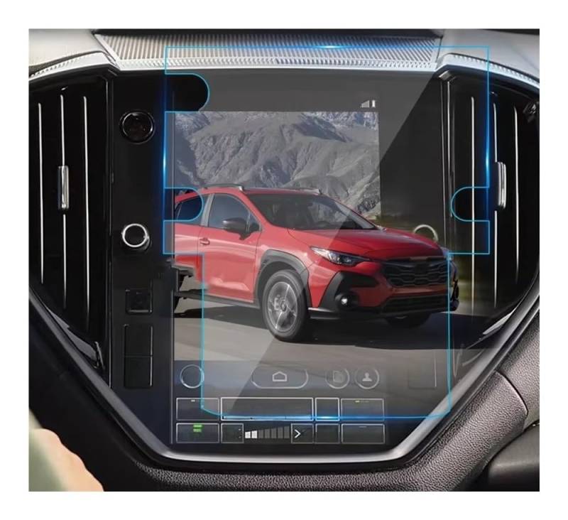 Auto Display Schutz Folie 11,6 Zoll Screen Protector Schutz Schutz Film Auto Aufkleber Zubehör Für Für Crosstrek 2024 von HEEGIN