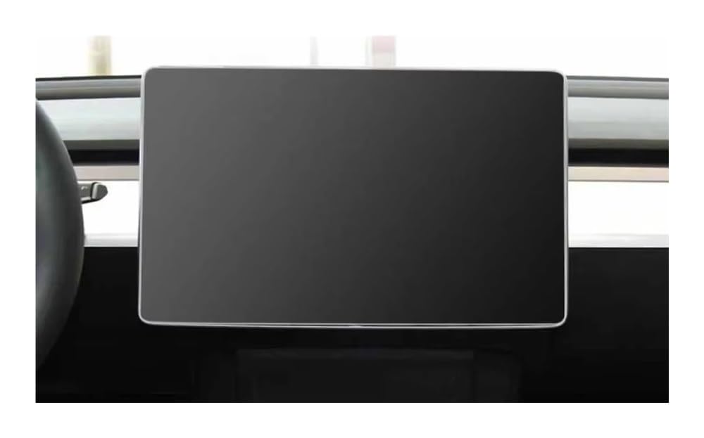 Auto Display Schutz Folie 15 Zoll Center Control Navigationsbildschirm Glasfolie 9H Matt Anti Fingerprint Autozubehör Für Model 3 Für Model Y von HEEGIN
