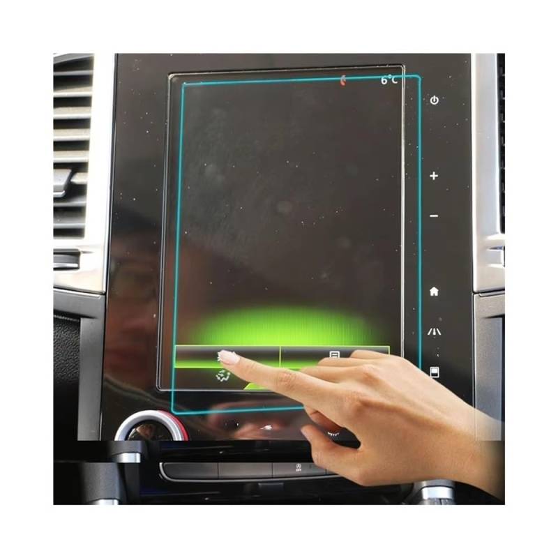 Auto Display Schutz Folie 8,7-Zoll-Autonavigationsbildschirmfolie für Koleos für für QM6 2016-2022 Displayschutzfolie Zubehör von HEEGIN