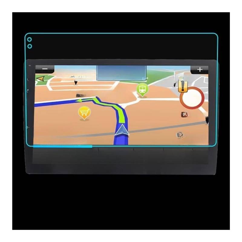 Auto Display Schutz Folie 9 10,1 Zoll Schutzfolie für TEYES für CC2 für CC2L für Spro 2 DIN GPS Autoradio Multimedia Player Navigation Android 8.1 von HEEGIN