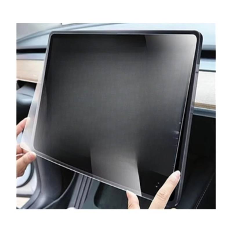Auto Display Schutz Folie 9H Matt-Displayschutzfolie für Modell 3 für Modell Y 2023–2021 Center Control Navigation Film Auto-Modifikationszubehör von HEEGIN