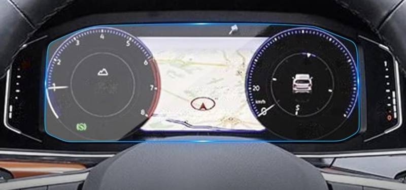 Auto Display Schutz Folie Auto Aufkleber Meter Screen Protector Für T-Cross Für Tcross 2023 Display Schutz Film Navigation von HEEGIN