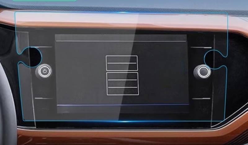 Auto Display Schutz Folie Auto Aufkleber Meter Screen Protector Für T-Cross Für Tcross 2023 Display Schutz Film Navigation von HEEGIN