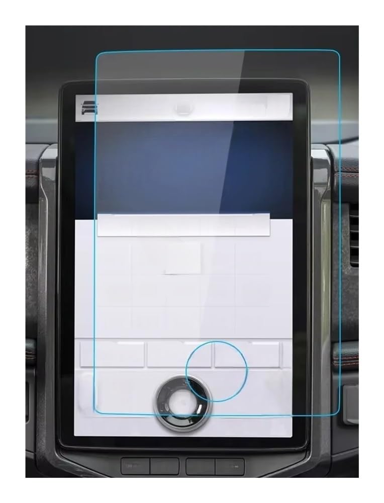Auto Display Schutz Folie Auto-Autozubehör für Ford für Expedition Displayschutzfolie 2022 Konsolenglas-Schutzfolie Navigator-Film von HEEGIN