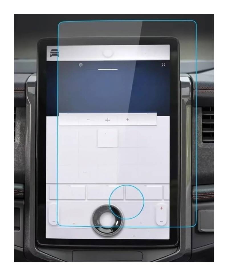 Auto Display Schutz Folie Auto-Autozubehör für Ford für Expedition Displayschutzfolie 2022 Konsolenglas-Schutzfolie Navigator-Film von HEEGIN