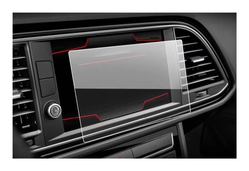 Auto Display Schutz Folie Auto Displayschutzfolie für Leon für X-Perience 8 Zoll 2017 GPS Navigation Touch Center Display Auto Interieur Zubehör von HEEGIN
