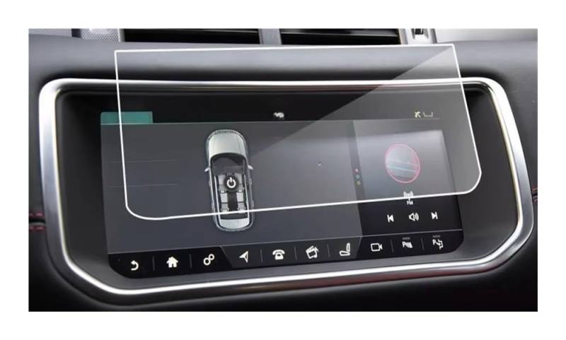 Auto Display Schutz Folie Auto-Displayschutzfolie für Range für Rover für Evoque 2013–2018 Innenraum Auto-GPS-Navigation Displayschutzfolie von HEEGIN